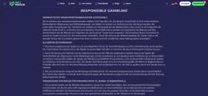 Deutschsprachige Informationsseite von Betmatch zum verantwortungsbewussten Spielen